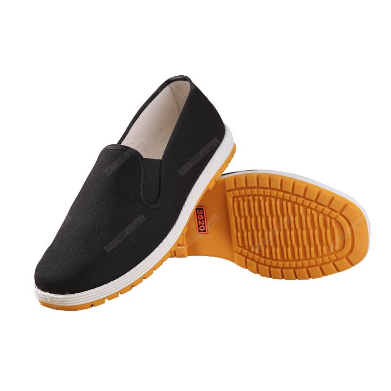 Men's Old Beijing Canvas Casual Shoes with Rubber Sole