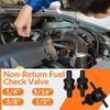SXR-1/4 Inch 5/16 Inch 3/8 Inch 1/2 Inch Fuel Non-Return Inline One-Way Check Valve Suitable For (4 Pieces Black)