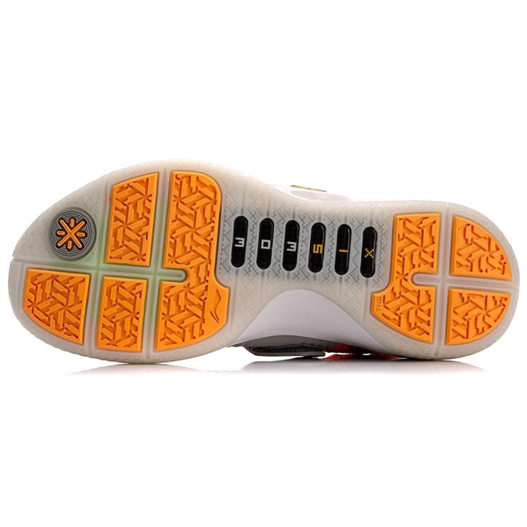 Li Ning WOW 6 Way Of Wade 6 Energy Cushioning Slip Resistant Low top Basketball Shoes Men's Orange ABAM089-33