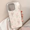 Gilded Resin Apple16promax Phone case iphone17Pink Tulip15Electroplating14Applicable to Huawei p70
