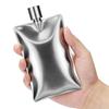 1 Stück Kreative Edelstahlflasche Outdoor Tragbar Kompaktflasche Einfach Stilvoll Alkoholbehälter für Reisen Tägliches Tragen 175ml