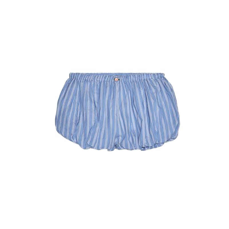 

Весна и Лето Новая Женская Одежда Контрастный Цвет Выпуклый Цветок Средняя Посадка Полоски Пушистые Брюки Ножки Мини-Шорты 7200402 Blue L