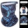 Summer Cycling Mask, Sun Protection Neck Scarf, Neck Cover, Men's Outdoor Running, Camping, Fishing, Ice Silk Magic Headscarf, Women's