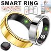 Smart Ring Blood Oxygen Heart Rate Sleep Monitoring Smartring IP68 & 5ATM Waterproof Multi-sports Modes Smartring Man Women