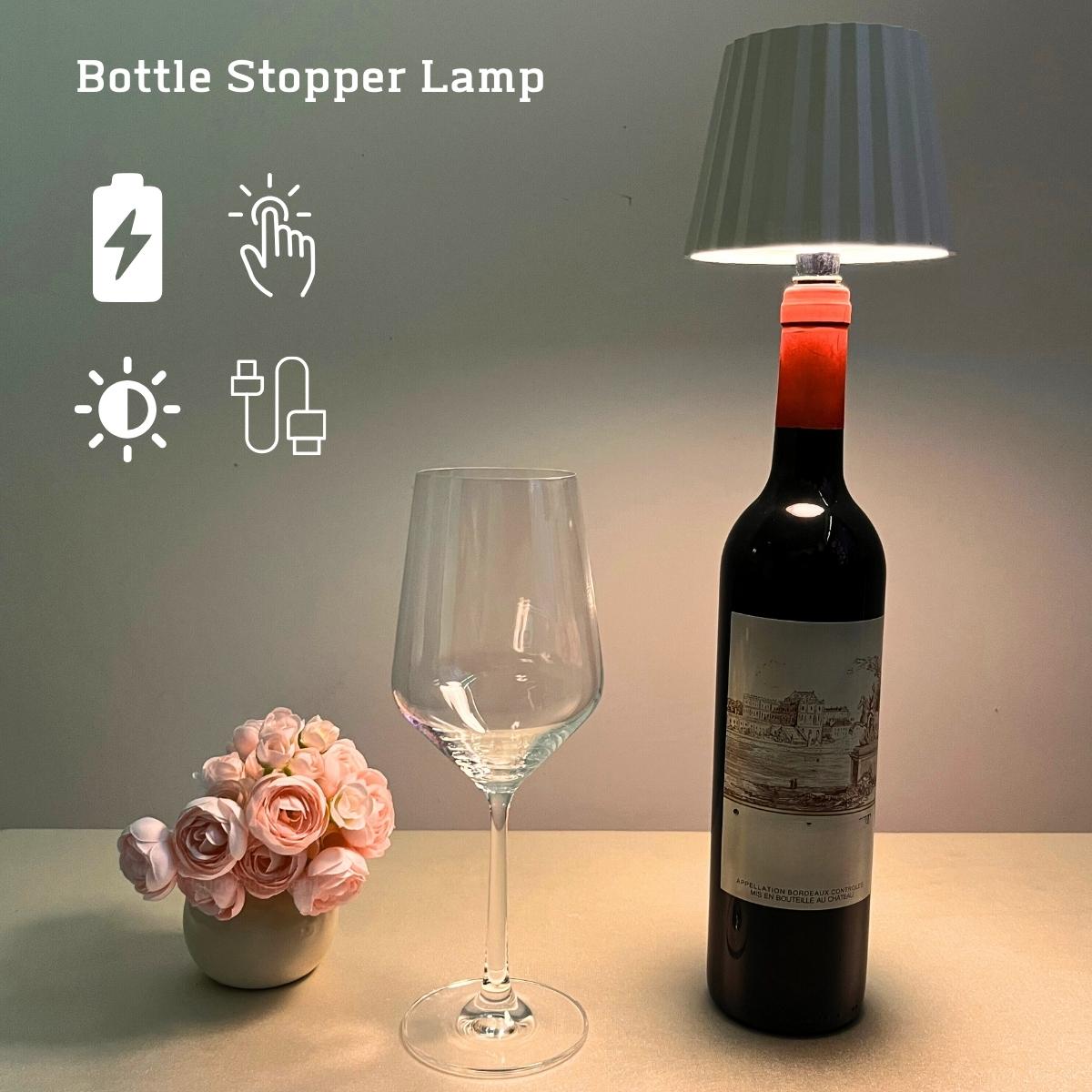 

Modern Night 3 Color Wine Night Lights Touchable Rechargeable Cable Free Decorative Lights Bar Restaurant Outdoor Table Lights