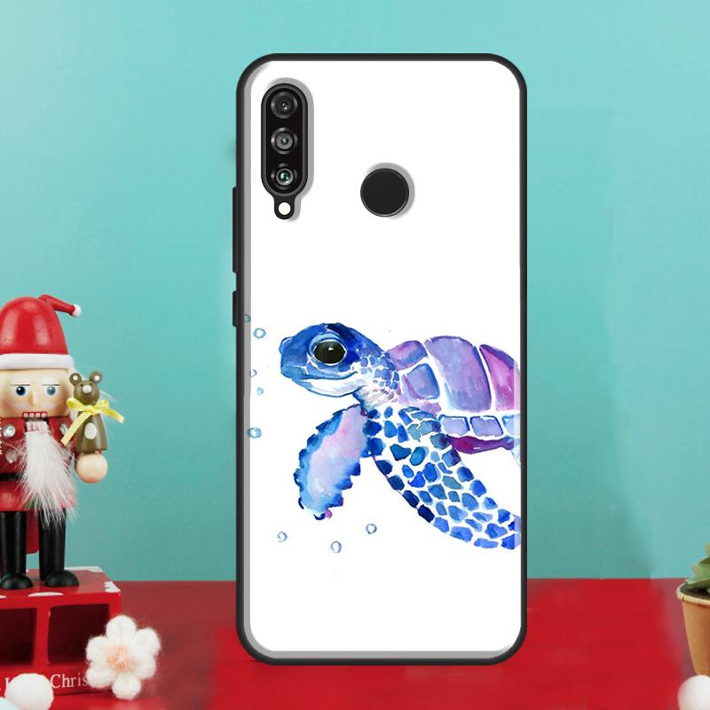 Cute Sea Turtle For Huawei Nova 5T 10 9 SE 12s 11i 12i Y91 Y90 Y60 Y70 Y72 Y61 P20 P30 P40 Lite P60 Pro Case
