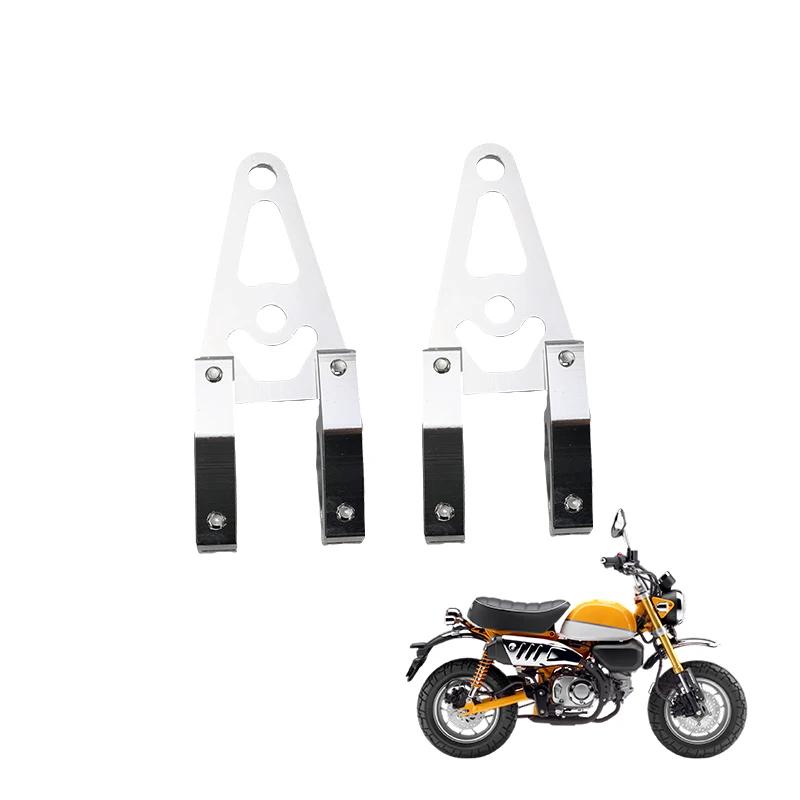 

LINGQI RACING Aluminium Universal Headlight Mount Brackets Head Lamp Holder Fork for Motorcycle Z50 Z50A Z50J Monkey Bike серебряный