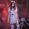 Halloween horror sangue enfermeira traje feminino masculino médico traje casal férias terror cosplay halloween role play traje