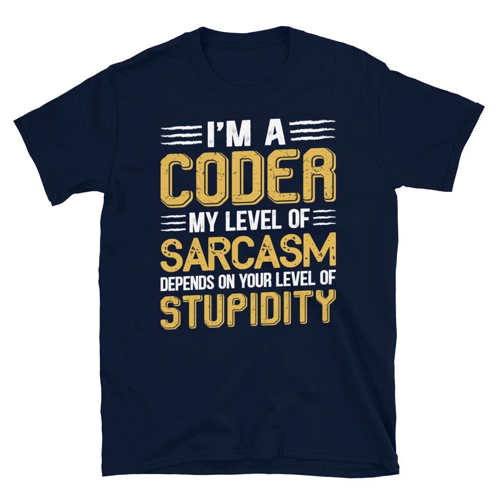 Coder Sarcasm Programmer Programming Coding Geek T-Shirt 2XL