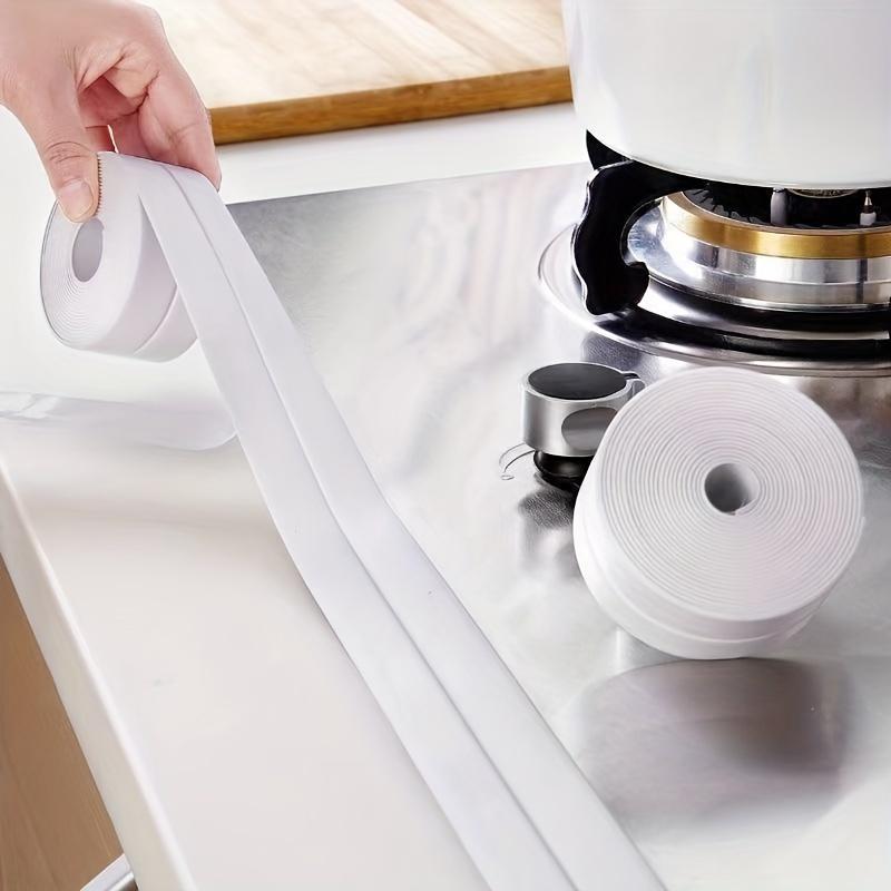 PVC Sealing Strip Tape for Bathroom Bath Toilet Kitchen Caulk Tape Self Adhesive Waterproof Wall Sticker Mold Proof Tapes 1 Roll