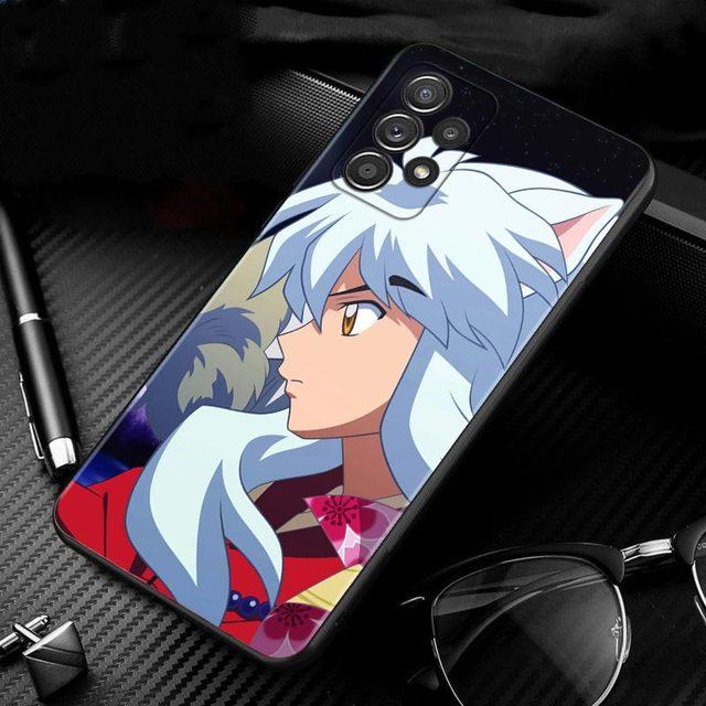 Husă din silicon drăguță Inuyasha pentru Samsung Galaxy A51 A71 A41 A31 A11 A01 A72 A52 A42 A32 A22 A21s A02s A12 A02