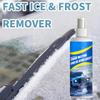 Deicer Spray For Car Windshield 100ml Anti-Freeze Snow Remover Defroster Spray Car With Scraper And Towel For Automotive Trucks
