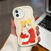 Big Wave Edge Weiches Silikonmaterial Macaron-Telefongehäuse Stoßfestes Schutzgummigehäuse für OPPO Reno Realme Infinix Tecno