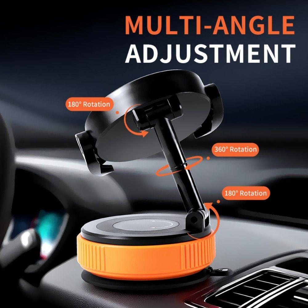 Vacuum Suction Cup Phone Mount Foldable Adsorption Bracket  Smooth Surface