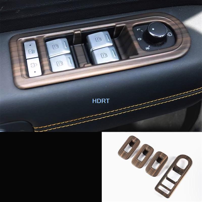 For Baic Beijing BJ30 2024 + Peach Wood Grain Interior Car Styling Gear Shift Window Control Panel Front Rear Air Vent Outlet