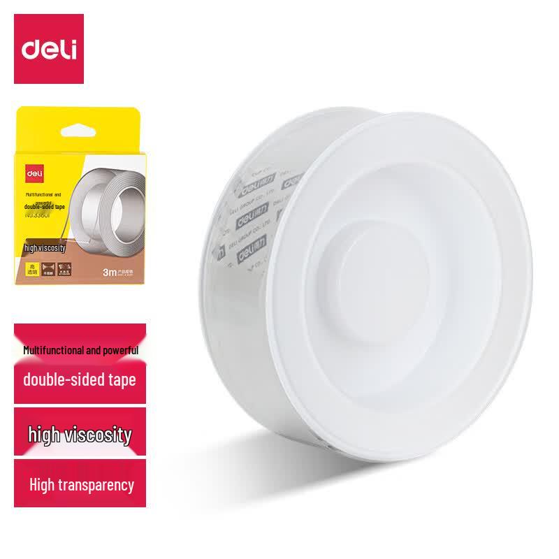 Deli Nano Double-Sided Transparent Tape