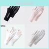 Summer Women Sunscreen Gloves With Breathable Ice Silk Material For Outdoor Activities