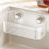 Detachable Suction Cup Sponge Holder Punch-free Sink Sponge Stand Sponge Drain Rack  Sponge Storage