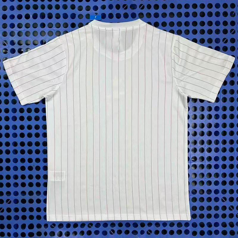 '' Retro Football Jersey Mens Short Sleeve Soccer Shirt Bamboo Fiber Sport Wear