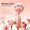 Adjustable Handheld Shower Paw Design/3-Speed Massage/Suitable for Bathroom/Wall Installation and Hanging/Made of Plastic Material/for Shower Use Only