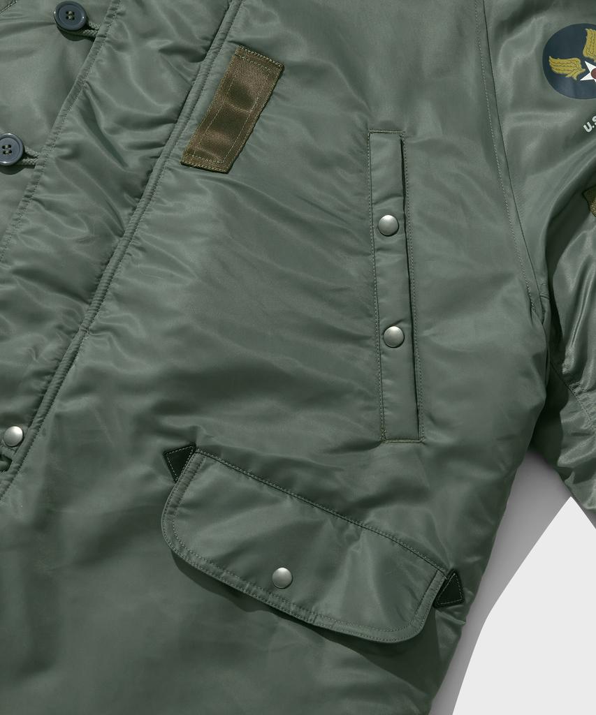Outstanding N3B Flight Parka(Wool Insulation)_Sage Green