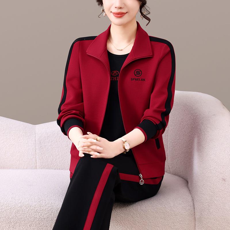 Women`s Slimming Three-Piece Sports Suit: Spring/Autumn