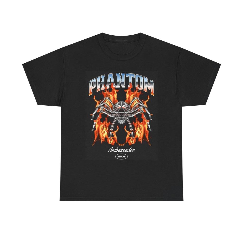 Men's and Women's T-shirts Phantom Fire Graphic