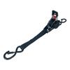 High Strength Retractable Ties Down Strap For Motorcycle Bike Travel Securing Metal Buckles Polyester Webbing