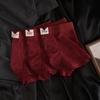 Men's Red Year of the Rat Antibacterial Cotton Boxer Briefs
