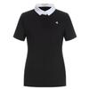 Shop   Collar Neck ShorT Sleeve T shirT whiTe Lb Wsh 219