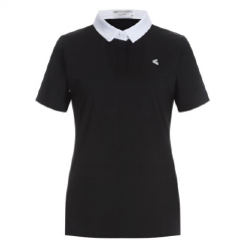 Shop Collar Neck ShorT Sleeve T shirT whiTe Lb Wsh 219