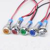 LED Indicator Warning Signal Light 6mm Thread Metal 6V 12V 24V 220V Panel Mount