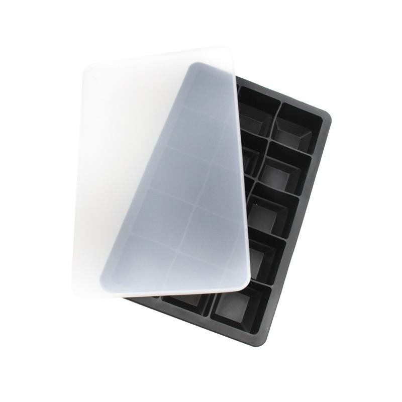 

15 grid silicone ice grid creative home DIY ice block mold with cover ice making mold ice maker ice mold ice pack ice tray