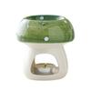 Cute Mushroom Candle Holder Cartoon Romantic Ceramic Aromatherapy Stove Non-toxic Creative Mushroom Incense Burner Bar Counter
