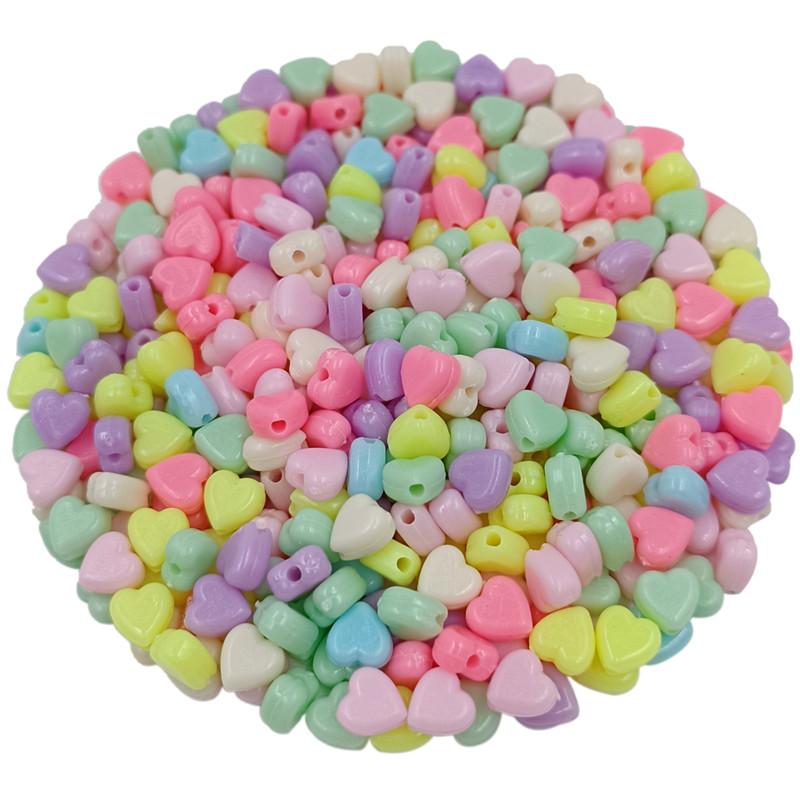 

Изысканные уникальные новые модные акриловые бусины 20/40/100 шт. Diy браслет ожерелье свободные разделительные бусины Новое поступление ярких цветов ручные аксессуары Style 2*100Pcs