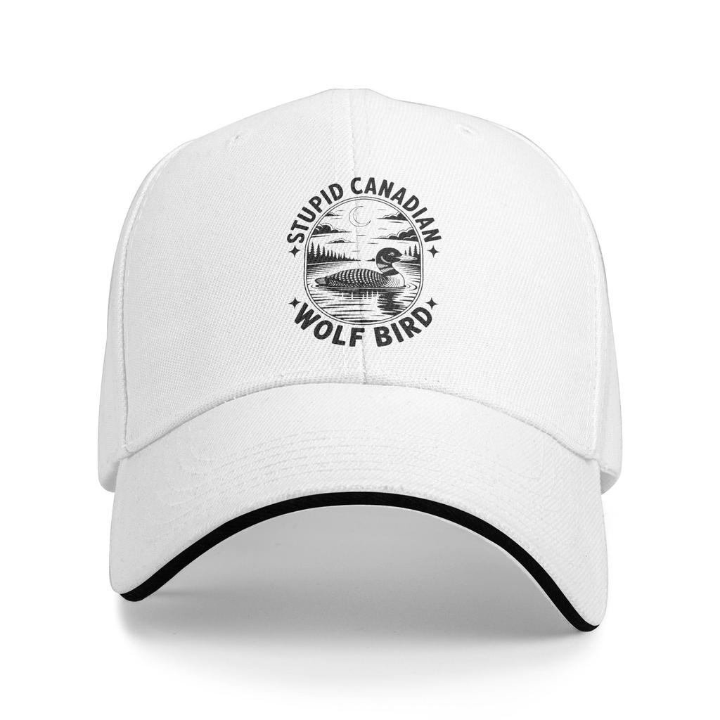 Spring Casual Baseball Cap Stupid Canadian Wolf Bird Funny Loon Bird Hockey Wildlife Kpop Rock Trucker Hat For Men Baseball Caps