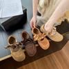 French Retro Style Bow Satin Band Ballet Shoes Mary Jane Shoes Soft Flat Comfortable Mary Jane Single Shoes Women
