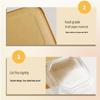 Pabei Octagonal Kraft Paper Food Containers for Salad & Fruit