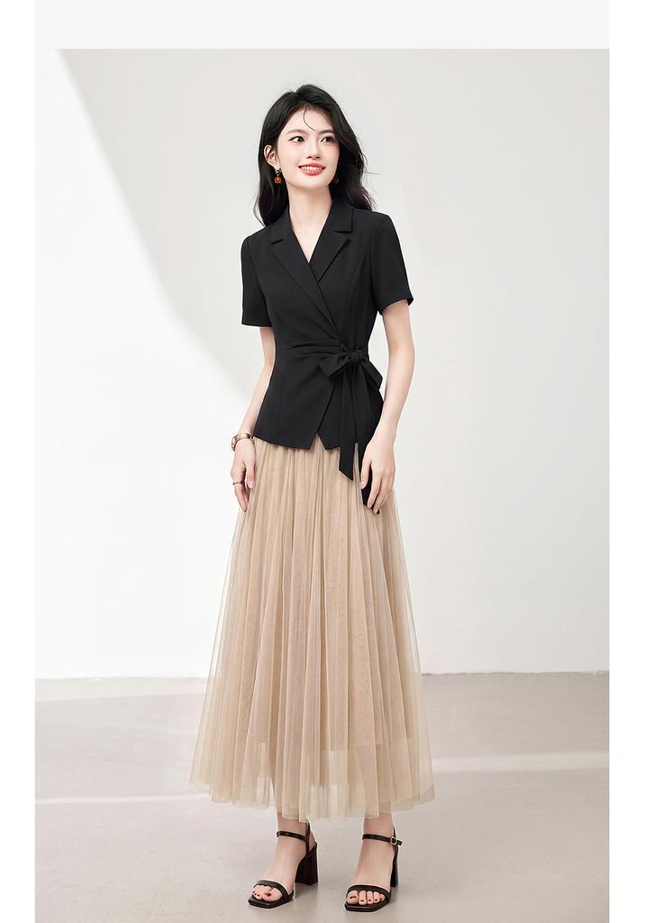 Design Sense Niche Fashion Temperament Slimming Small Figure Suit