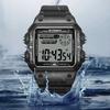 Top Brand New Shock Resistant Outdoor Sports Waterproof Men's Electronic Watch Retro Square Student Watch
