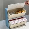 Dustproof Tea Bag Storage Box Large Capacity Desktop Storage Box  Pantry
