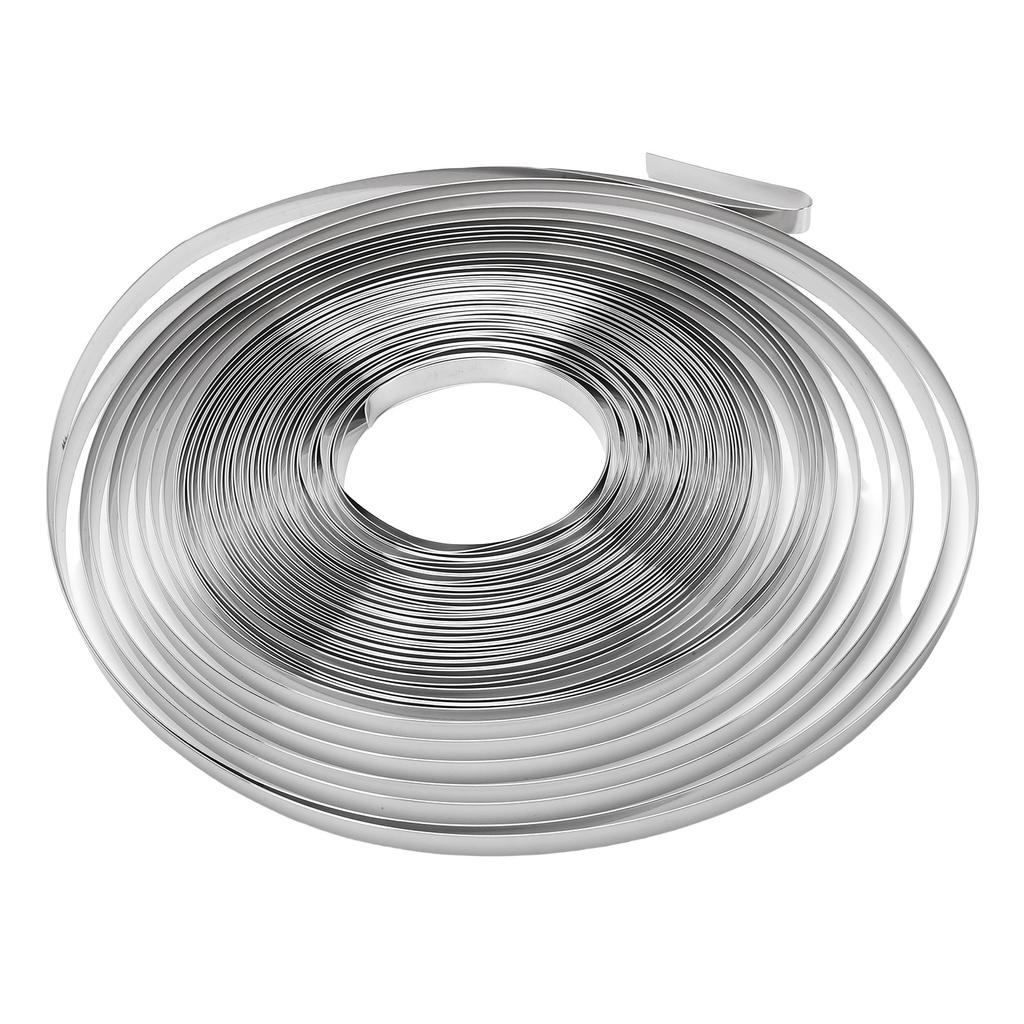 Stainless Steel Strapping Tape 1 2in Width 0.02in Thickness 100ft Length 304 Stainless Steel Banding Strap