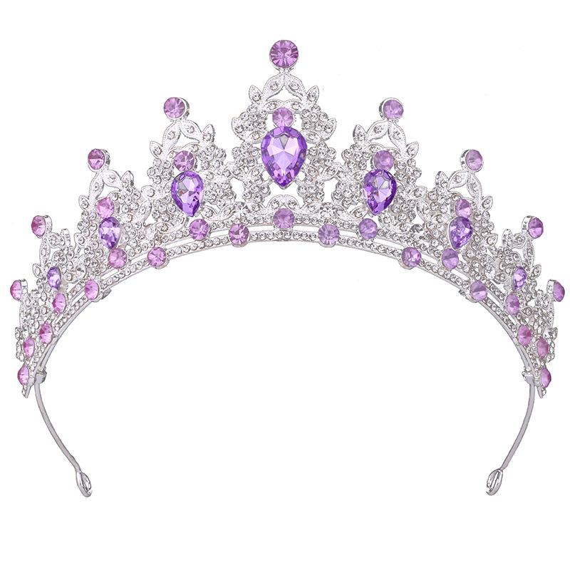 Königliche Kristall Barock Königin Krone Stirnband für Braut oder Geburtstag