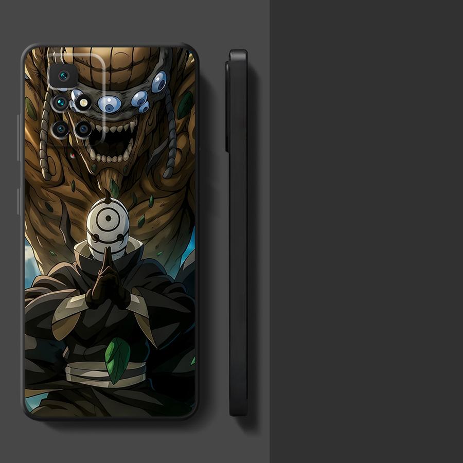 

Cartoon Uchiha Obito Case for Xiaomi Redmi 9 A3 14C 13C 12C A1 A2 Plus K40 K80 Pro 10 A5 A4 Black Soft Phone Cover Redmi 9C