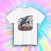 Colorful Whale Shirt Ocean Reef Fish Sea Life Nature Art Graphic S-4xl