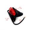 Motorcycle LED License Plate Bolt Lights Rear Brake Light 12V License Plate Lamp Professional Tail Light