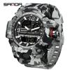 Fashion SANDA Brand 3359 Camo G Style Military Sports Men Led Digital Outdoor Sport Electronic Stopwatch Waterproof Casual Watch