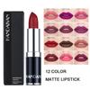 Rouge à Lèvres Mat 12 Teintes Longue Tenue Hydratant Parfait Pour le Quotidien Maquillage de Fête Cadeaux