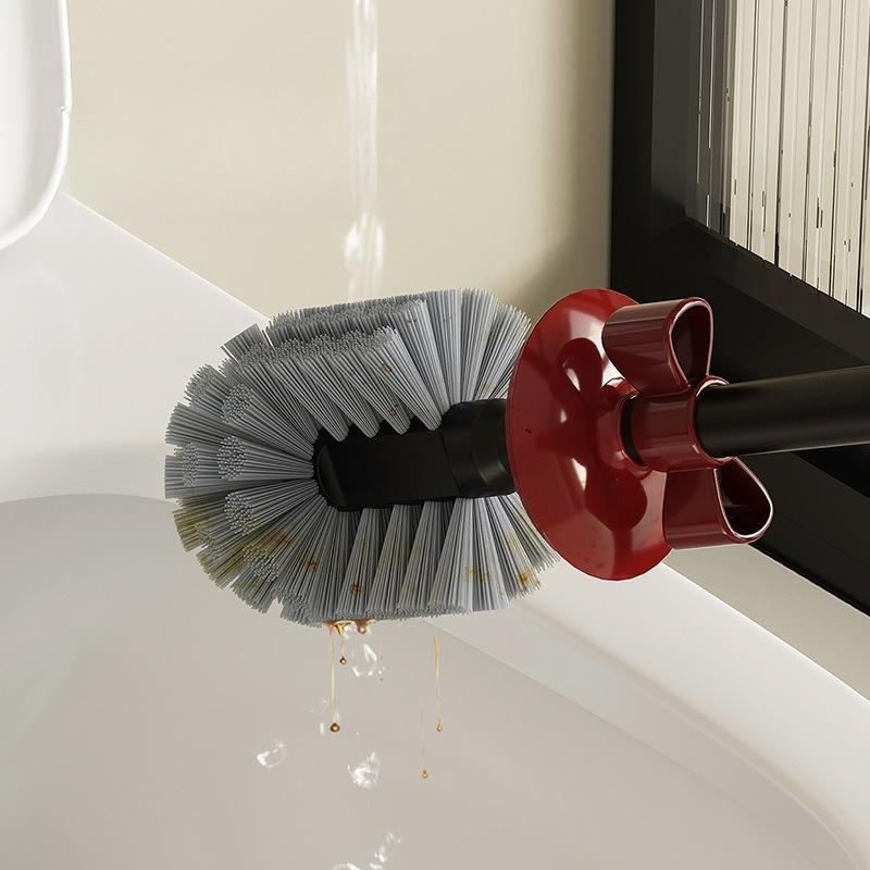 Toilet Brush Household Bell Shape Bathroom Toilet Cleaning Floor Type Deodorant Brush with Base