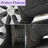 Car Mud Flaps Mudguard for Land Rover Range Rover Velar 2017-2024 Front and Rear Mudflaps Splash Guards Heavy Duty Flares 4-PC Auto Accessories